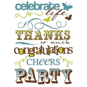 Gotta Buy Basics Say The Word Rub-Ons & Rhinestone